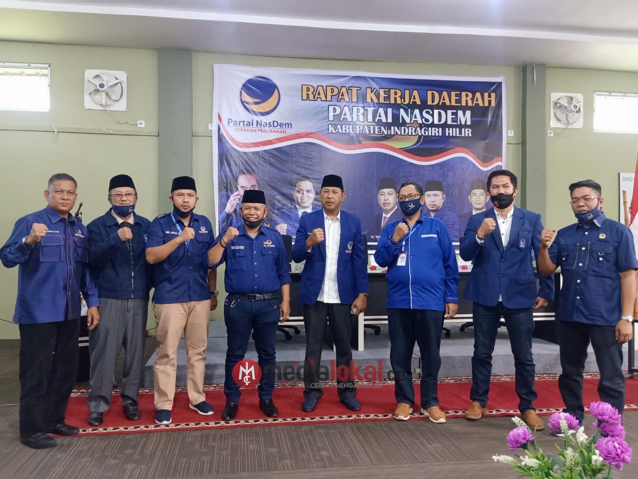 Gelar Rakerda, Ketua DPD NasDem Inhil Pinta Kader Pro Aktif Sambut Pemilu 2024