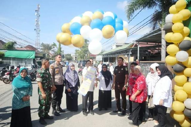 Dinas Kesehatan Kabupaten Indragiri Hilir Gelar Pencanangan Kejar Imunisasi Serentak se-Inhil