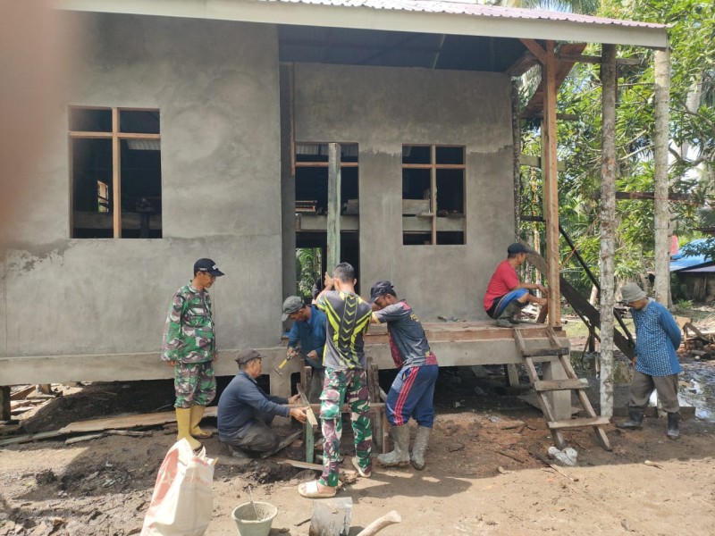 TNI Manunggal Membangun Desa Meningkatkan Kesejahteraan Masyarakat Melalui Pembangunan RLTH