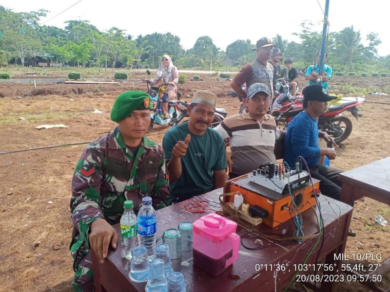 Jalinkan Komsos, Koramil 10/Pelangiran Jaga Hubungan Baik Antar Tokoh Agama