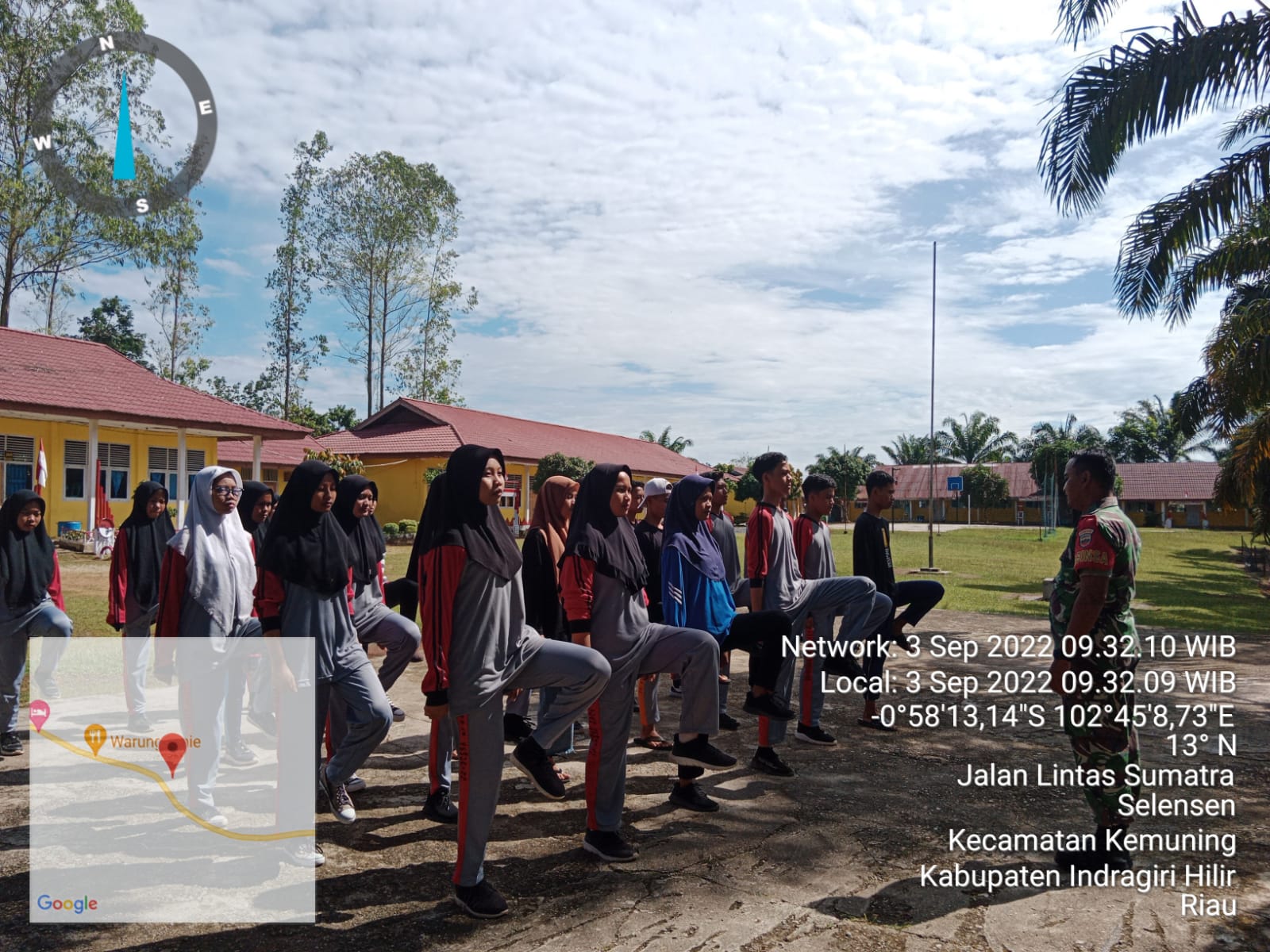 Serda Ramadhan Melaksanakan Kegiatan Wasbang dan Pemberian Materi PBB