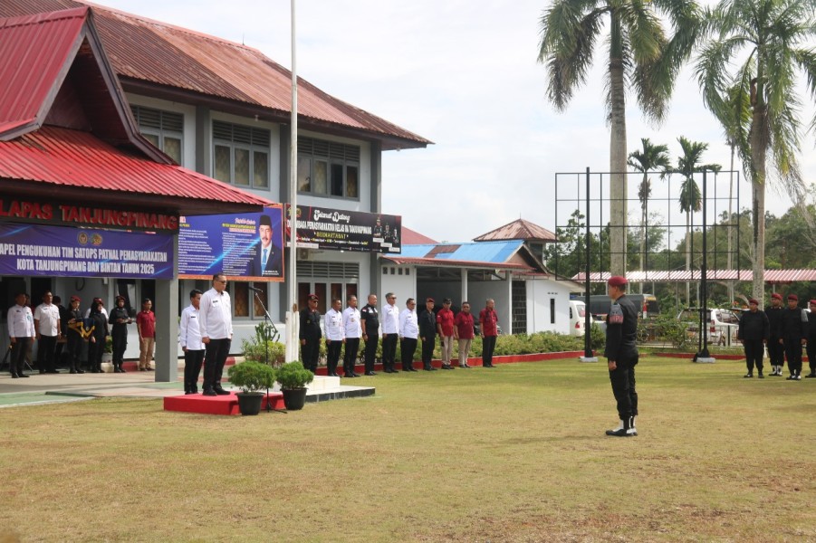 Pengukuhan Satops Patnal, Komitmen Pemasyarakatan Kepri Dalam Mewujudkan Lingkungan Yang Aman Dan Tertib Pengukuhan Satops Patnal, Komitmen Pemasyarakatan Kepri Dalam Mewujudkan Lingkungan Yang Aman Dan Tertib
