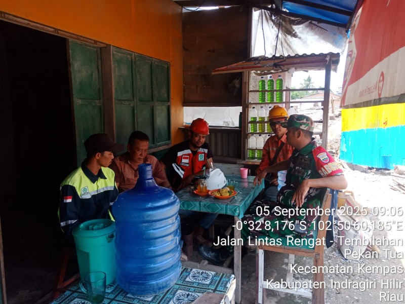 Serda Riko Saputra: Komsos Inspiratif di Desa Pekan Tua, Jaga Keamanan dan Kebersihan Lingkungan