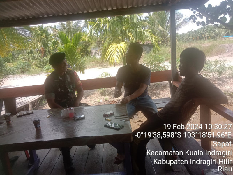 Ciptakan Masyarakat Yang Bertoleransi Antar Sesama Babinsa Koramil 04/Kuindra Dengan Masyarakat