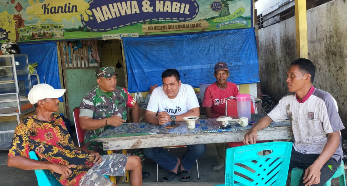 Melalui Komsos Babinsa 03/Tpl Ciptakan Situasi Yang Baik Dan Aman Dengan Warga Binaan