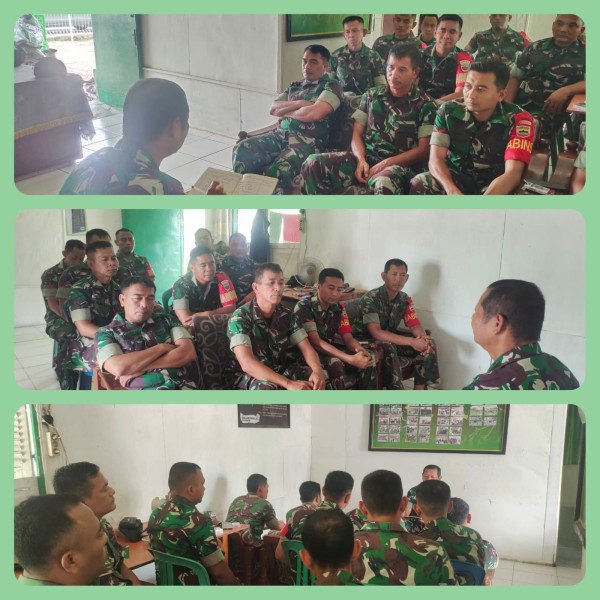 Kapten Inf Zainuar S. Berikan Jam Komandan Kepada Anggota