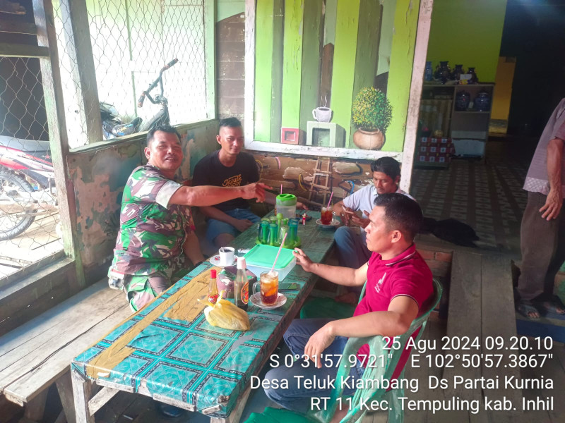 Melalui Metode Komsos Bersama Mitra Karib Babinsa 03/Tpl Dapatkan Data Bangsit di Wilayah Binaan