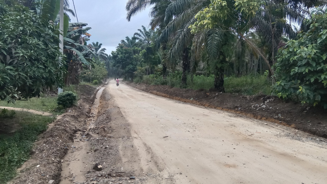 Pembangunan Jalan Aukas di Kampung Baru Rampung diKerjakan, Warga Ucapkan Terimakasih Kepada Pemerintah