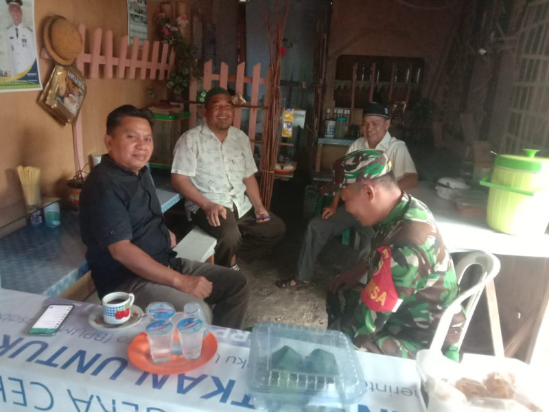 Jaga Kondusifitas Desa, Babinsa 03/Tpl Sertu Wisnu Hartono Terus Sambangi Warga Binaan
