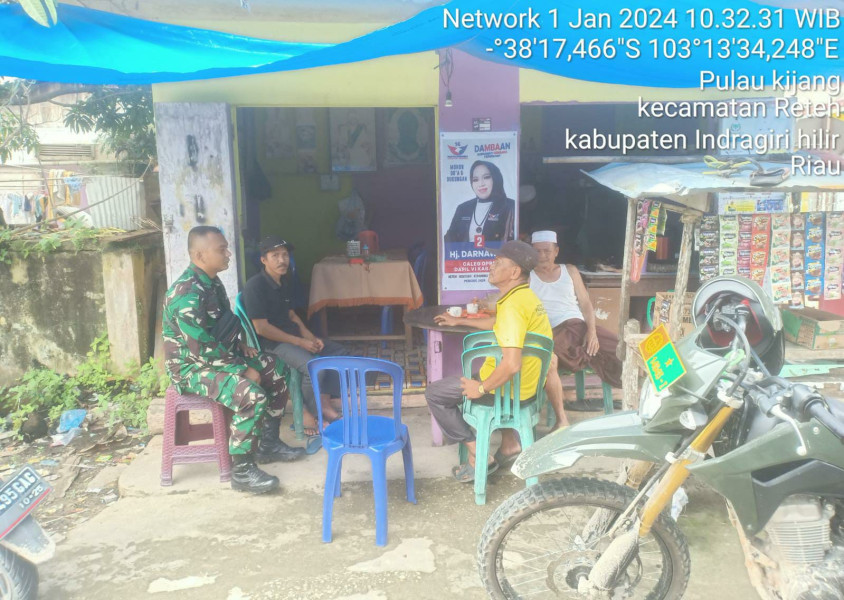 Koramil 07/Reteh Selalu Ingatkan Masyarakat Agar Menjaga Keamanan dan Ketertiban Lingkungan