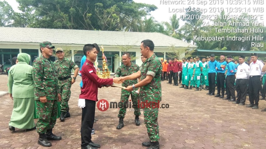 Sambut HUT TNI ke-74, Kodim 0314/Inhil Gelar Lomba PBB, ini Daftar Pemenangnya