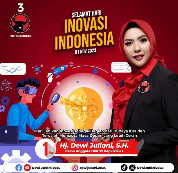 Dewi Juliani, Hari Inovasi Indonesia  Momen Penting Untuk Mengapresiasi dan Mendorong Inovasi