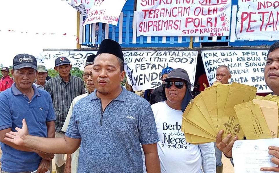 Batas Wilayah Diserobot, Petani di Sungai Raya Siap Pertahankan Tanah Warisan