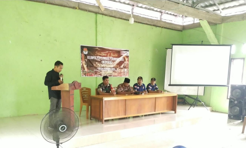 Hadiri Pembukaan Bimtek Kelompok Penyelenggara Pemungutan Suara, Babinsa Koramil 03/Tpl Berikan Apresiasi