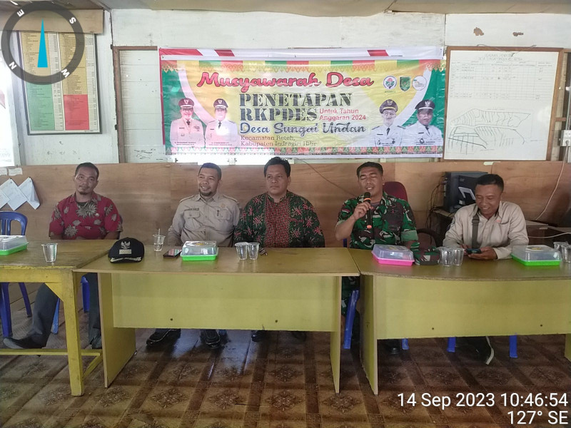 Danramil 07/Reteh Hadiri Penetapan RKP Desa Tahun Anggaran 2024