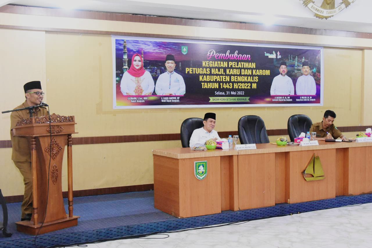 Wabup Bengkalis Buka Kegiatan Pelatihan Petugas Haji