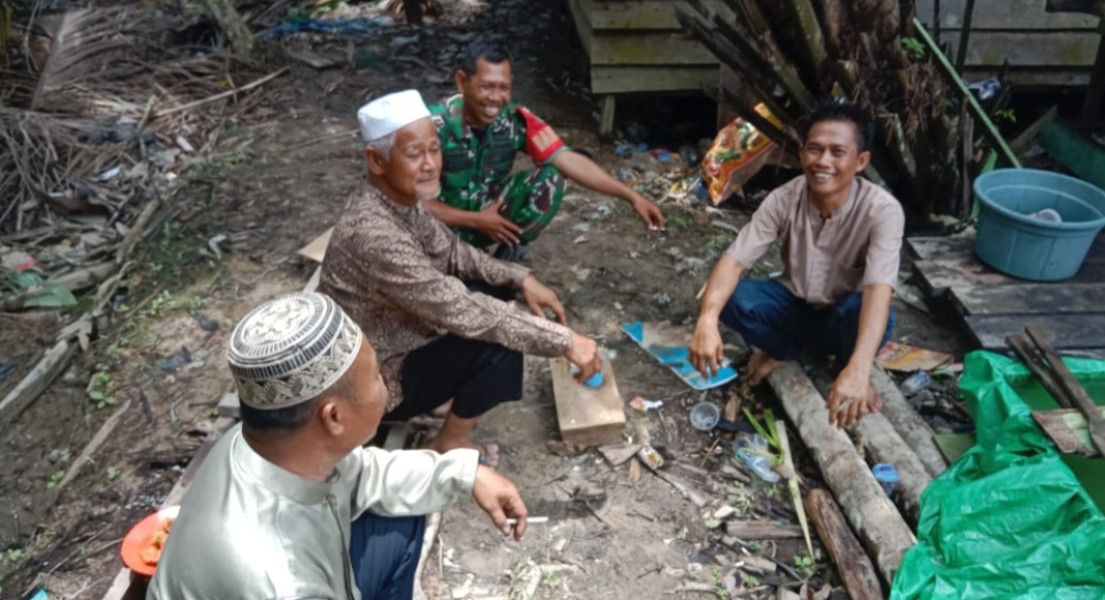 Serka Yadi Yanto Rutin Laksanakan Pengawasan SDM bersama Masyarakat Desa