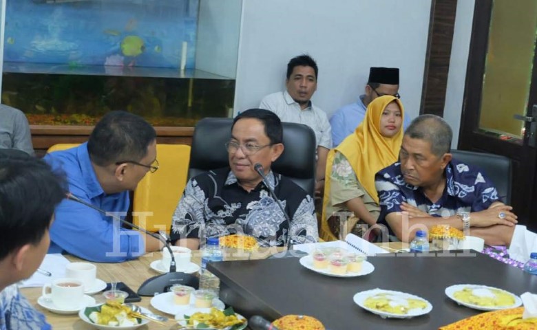 Bupati HM.Wardan Pimpin Rapat dengan Direktur Alokasi Pendanaan Pembangunan Kementrian PPN/BAPPENAS.