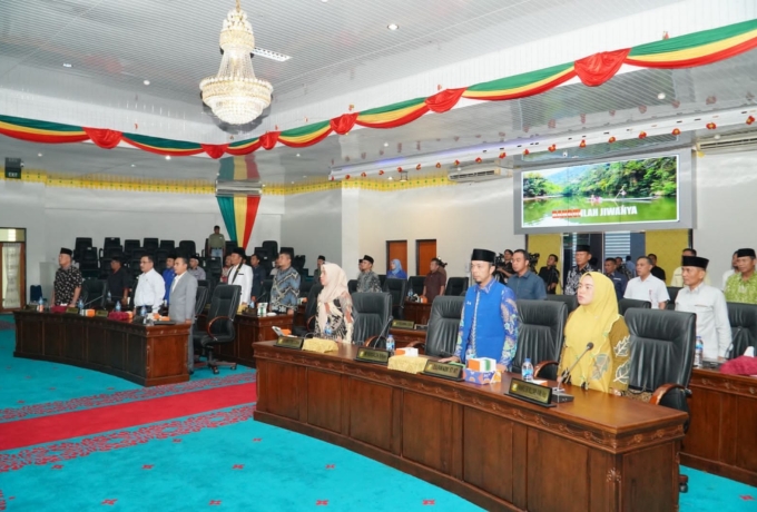 Terkait Penyampaian Laporan Reses Masa Sidang III, DPRD Kampar Gelar Rapat Paripurna