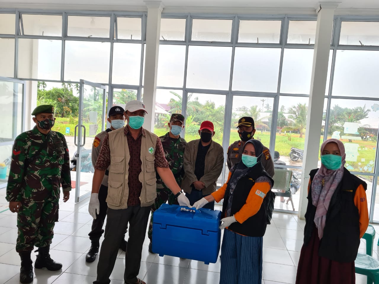 404 Dosis Vaksin Covid-19 Tiba di Puskesmas Sungai Guntung