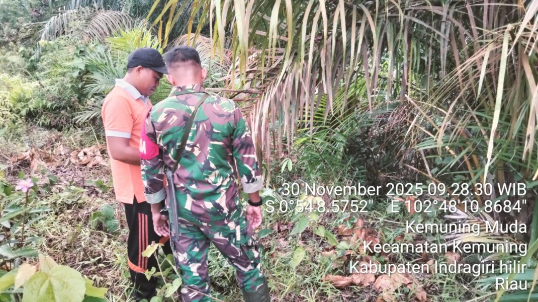 Babinsa Koramil 09/Kmg Harapkan Kerjasama Dengan Masyarakat Untuk Patroli