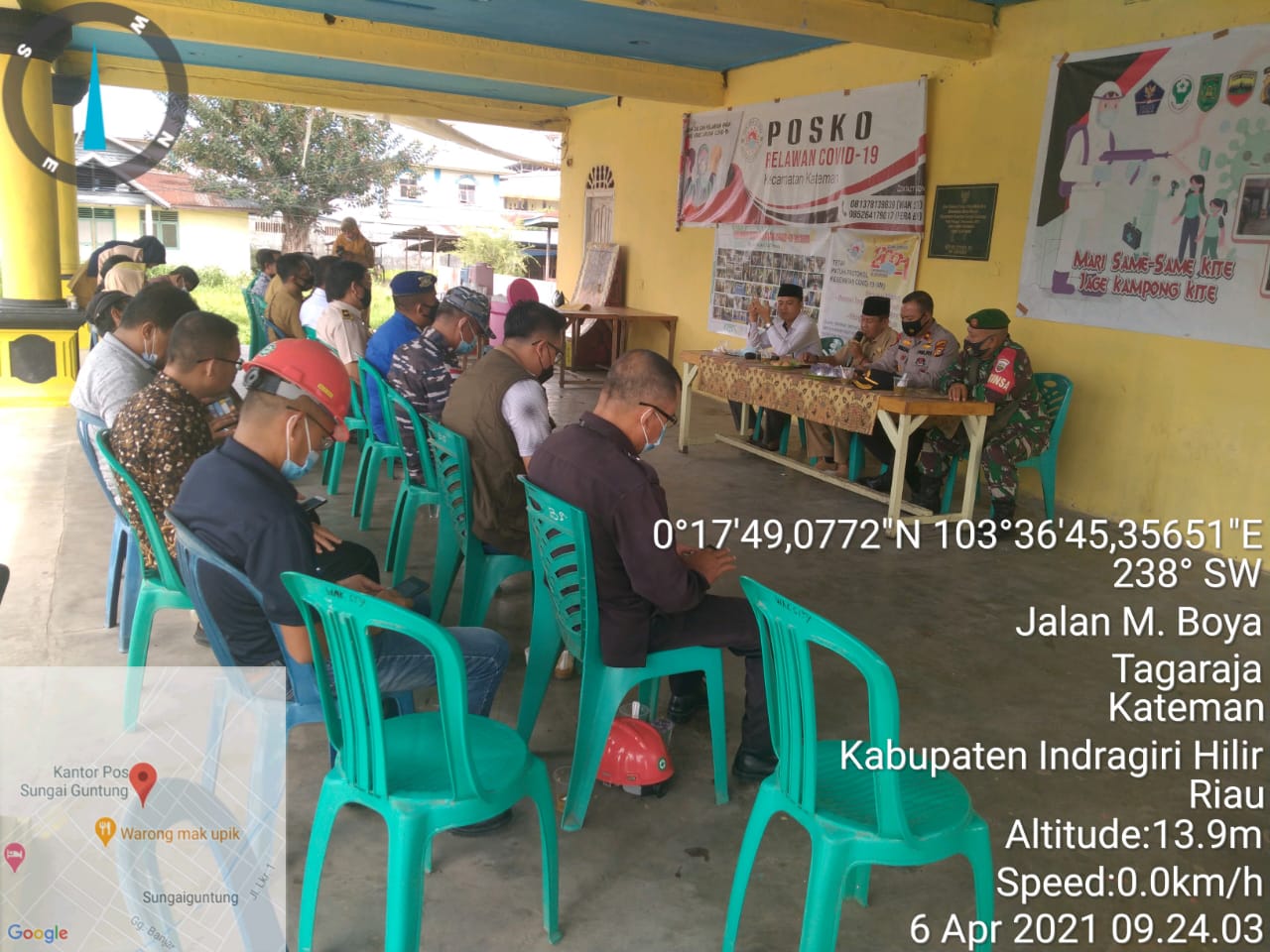 Babinsa Tagaraja Hadiri Rakoor Persiapan Menyambut Bulan Ramadhan di Kateman