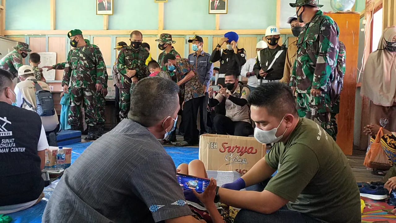 TMMD ke-111, Rumah Sunat Rano Kirman Center Khitan Massal 50 Anak di Kecamatan Pelangiran