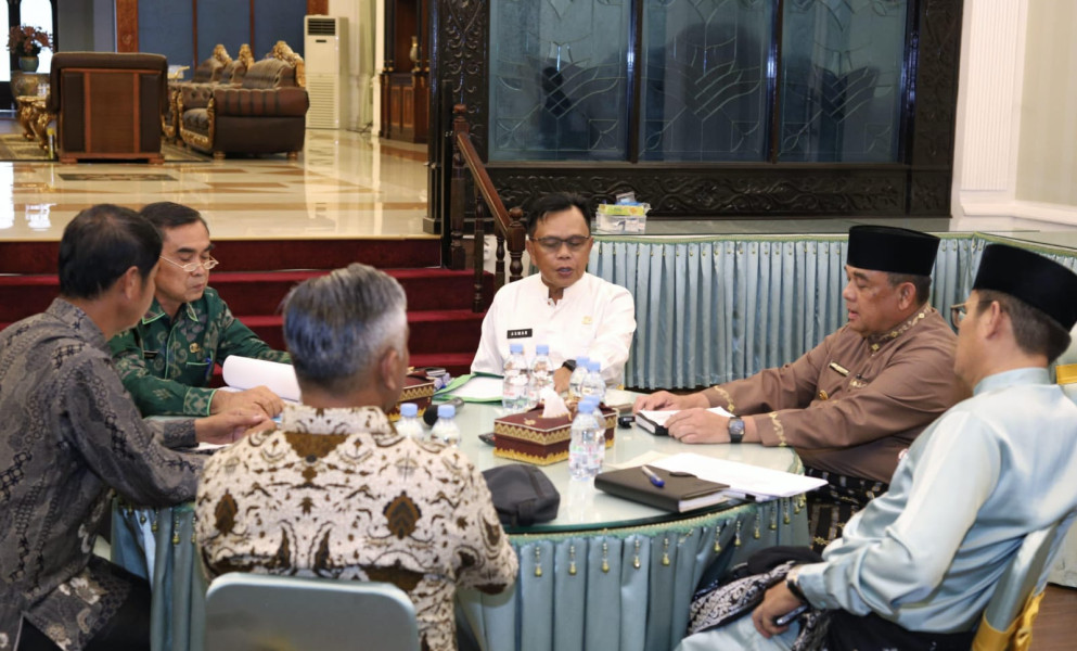 Upayakan Peningkatan DBH, Plt Bupati Asmar Audiensi Bersama Gubernur Riau