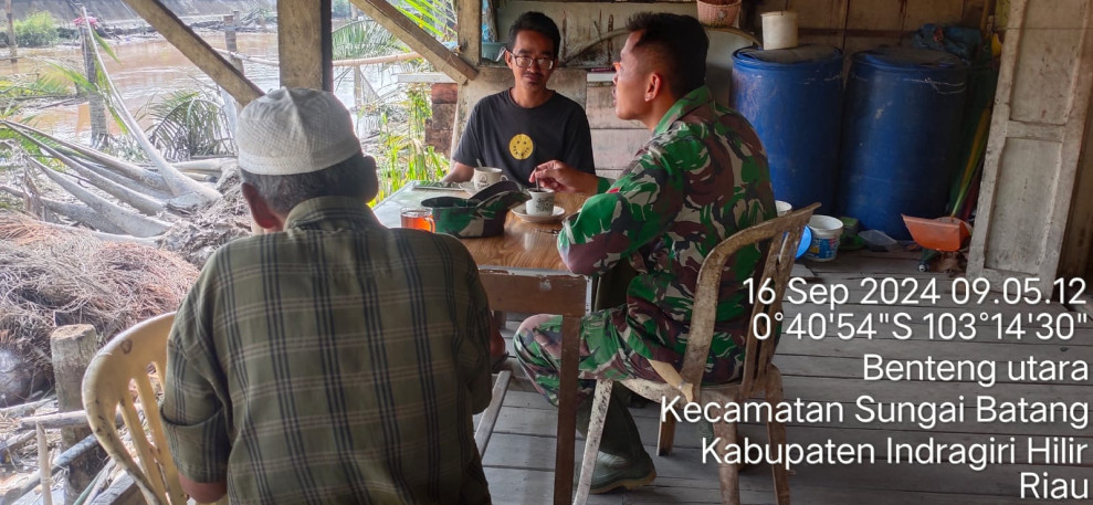 Ciptakan Pilkada Damai Melalui Komsos Dengan Koramil 07/Reteh