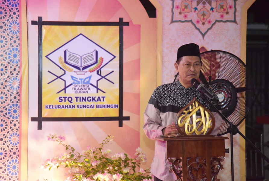 Wabup H.Syamsuddin Uti Tutup STQ Kelurahan Sungai Beringin TH 2023, Perintahkan Terus Lakukan Pembinaan Qori-Qoriah
