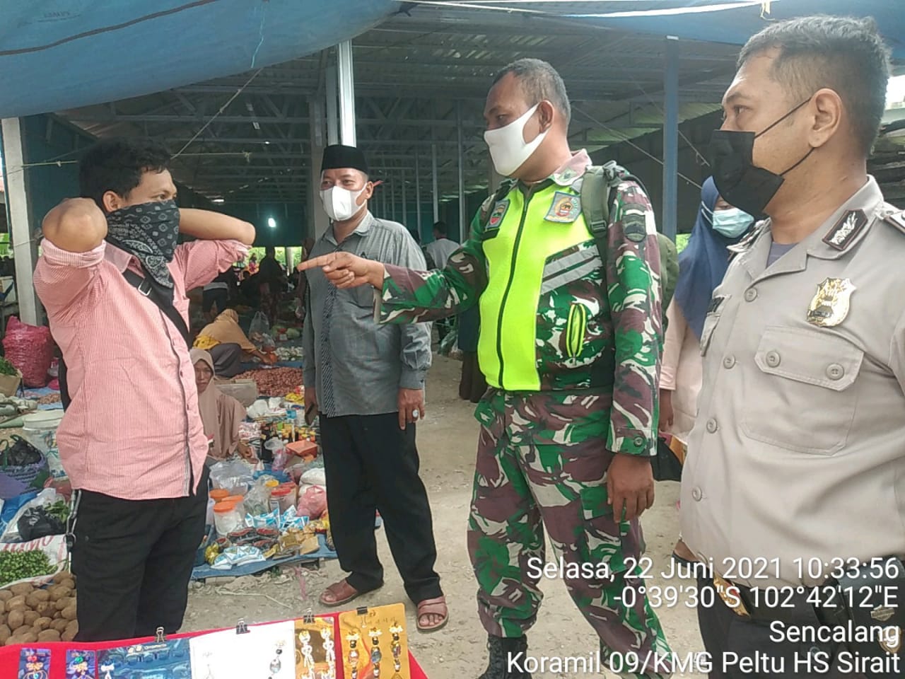Peltu HS Sirait Sampaikan Hal Ini Saat Penegakan Protkes di Sungai Akar