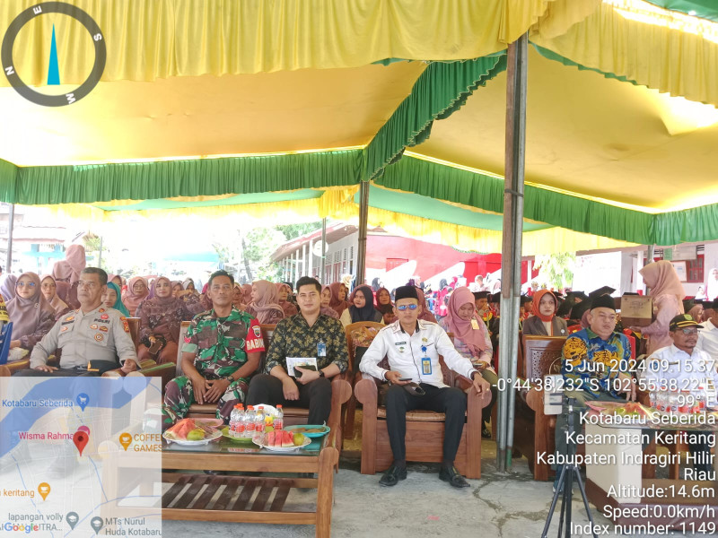 Danramil 09/Kmg Hadiri Wisuda Santri MDTA Islamic Student 005 dan Kelas 6 SDN 005 Kotabaru Seberida
