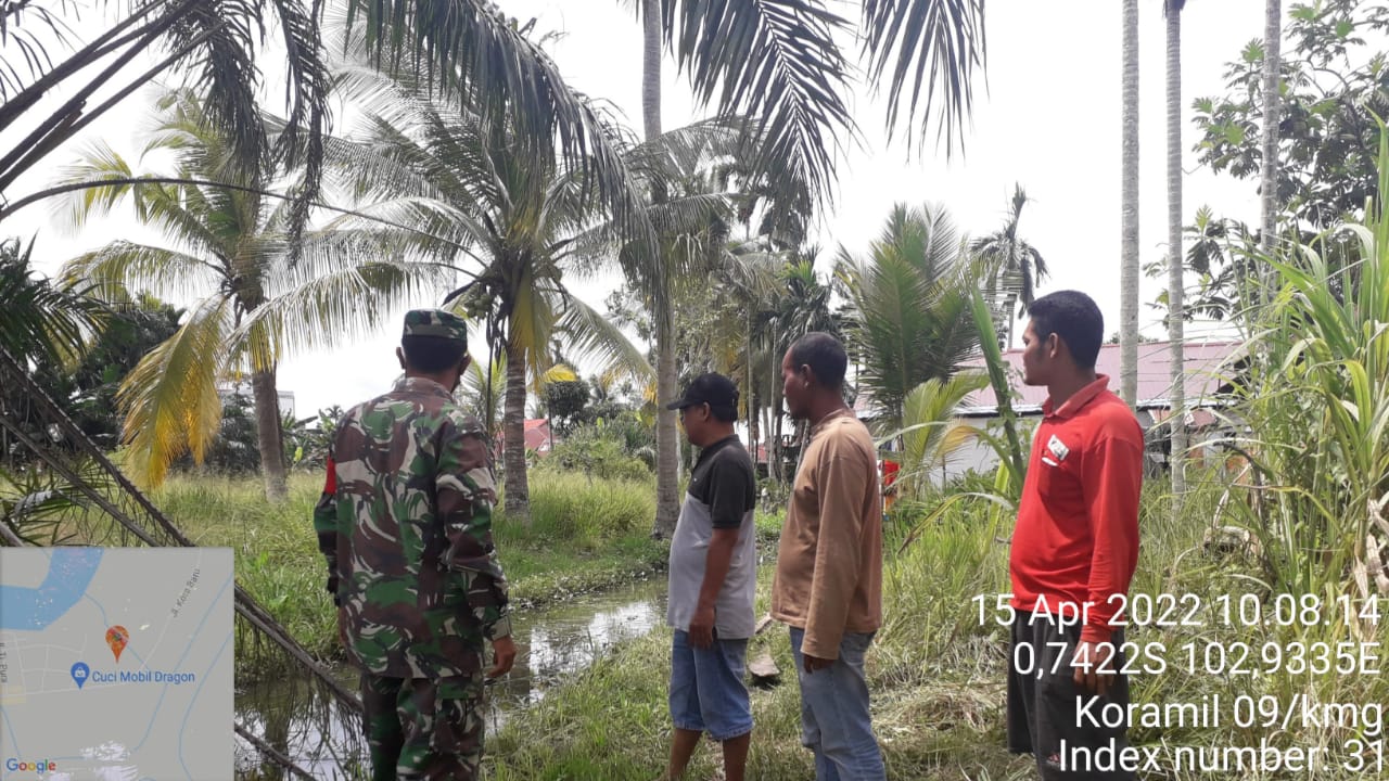 Sertu Syamsu Rizal Nasution Rutin Adakan Patroli Dan Sosialisasi Pencegahan Karhutla