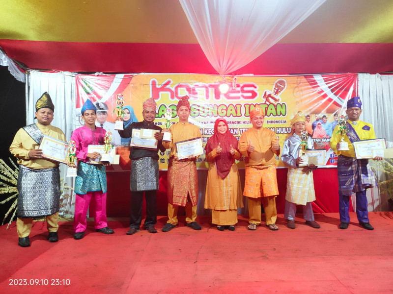 Malam Penutupan Kontes Lagu Sungai Intan Umumkan Pemenang Duet dan Solo