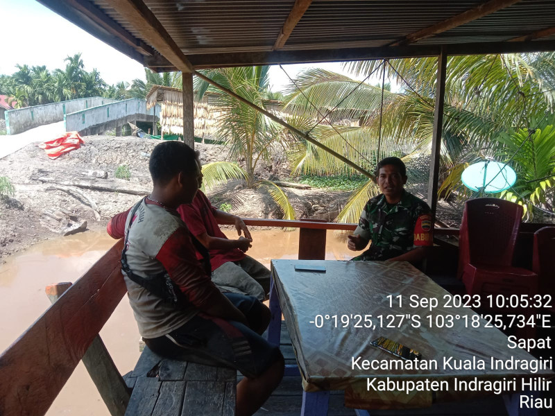 Babinsa Koramil 04/Kuindra Upayakan Masyarakat Untuk Pemahaman Terkait Nilai Luhur Pancasila