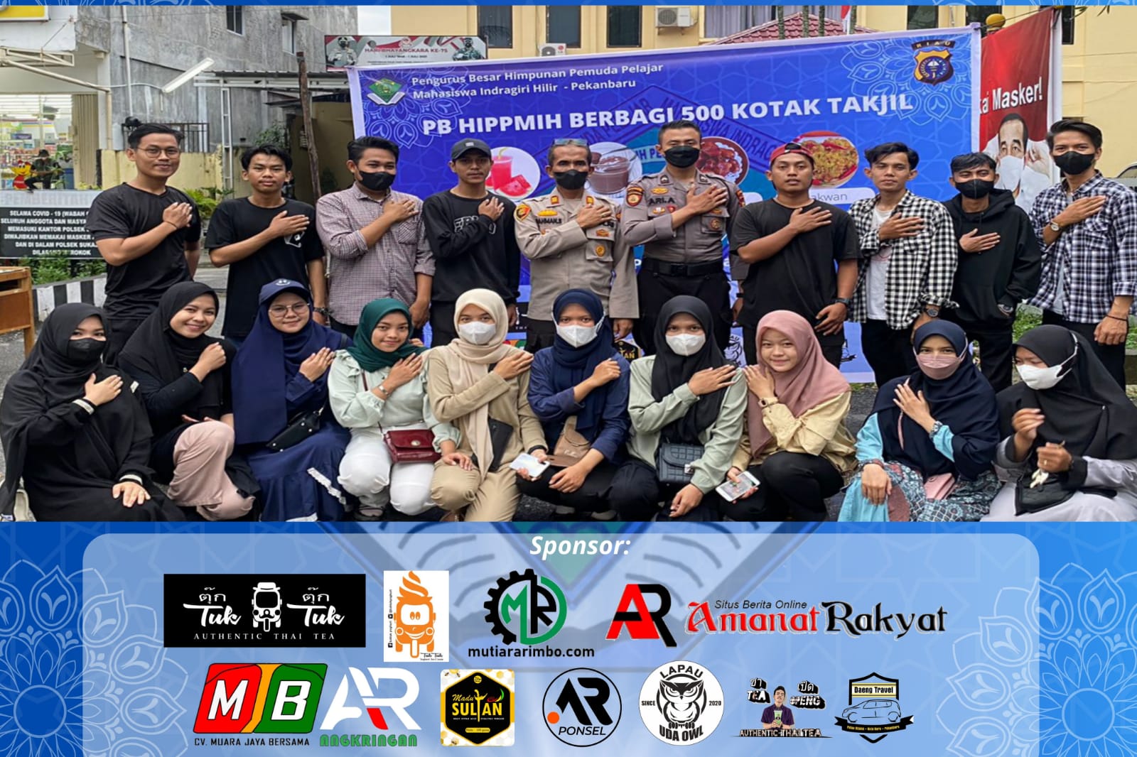 PB Hippmih Berbagi 500 Kotak Takjil