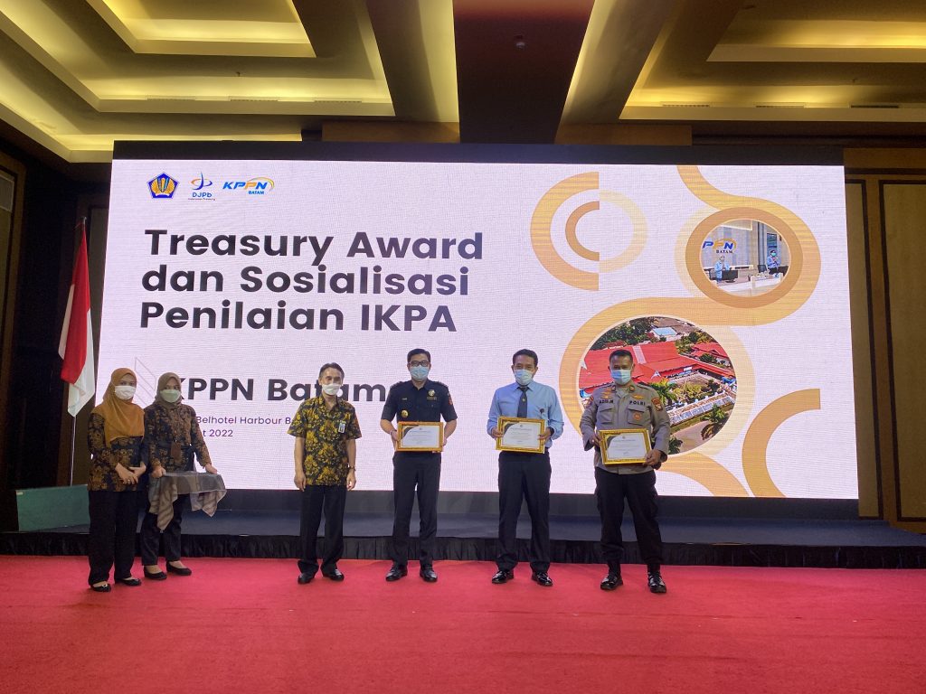 Bea Cukai Batam Raih Tiga Gelar Sekaligus di Treasury Award 2022