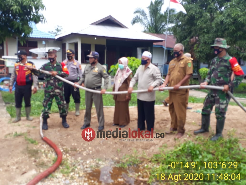 Koramil 12/Batang Tuaka Laksanakan Monitoring Pencegahan Karhutla Desa Sungai Rawa