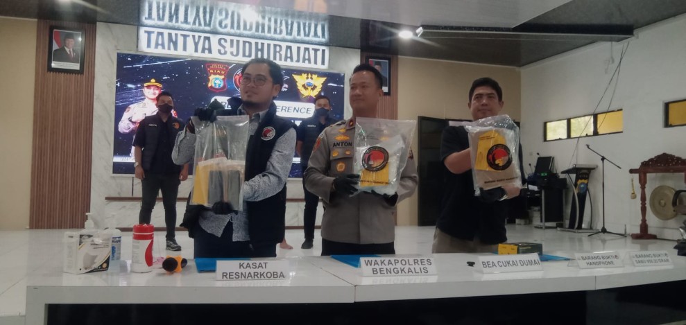 Pemilik Sabu 956 Gram Tak Berkutik Diciduk Polres Bengkalis