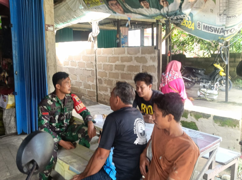 Pratu Arjun, Babinsa Koramil 07/Reteh: Membangun Hubungan yang Harmonis dengan Masyarakat