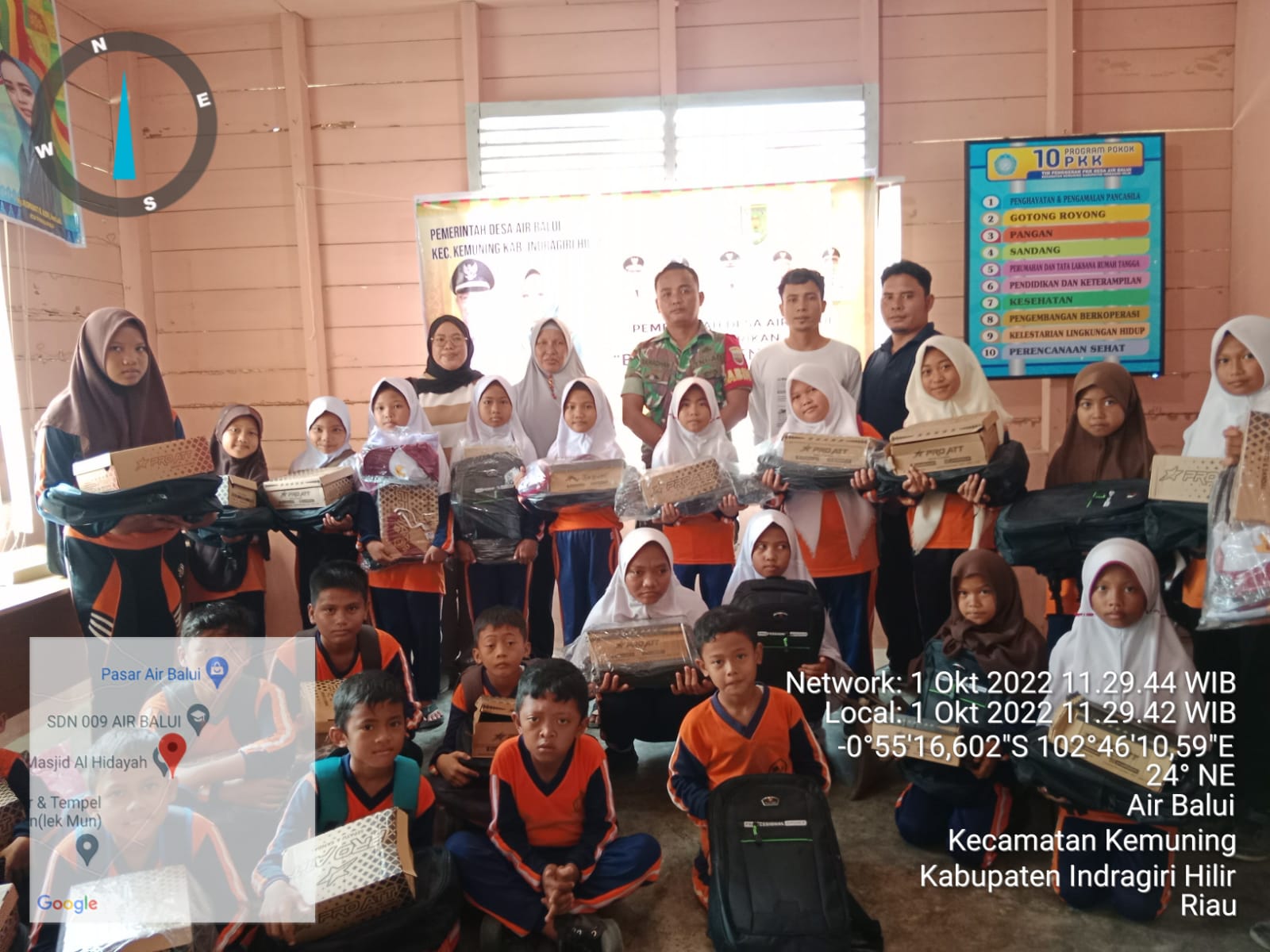 Serda Ramadhan Lakukan Pemberian Bantuan Pendidikan di SDN 009