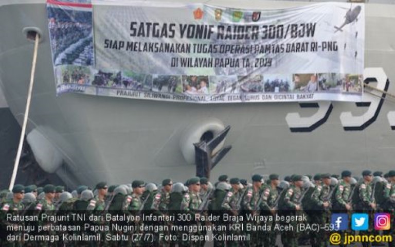 Waspada! Prajurit TNI Bersenjata Lengkap Sudah Bergerak ke Perbatasan Papua Nugini