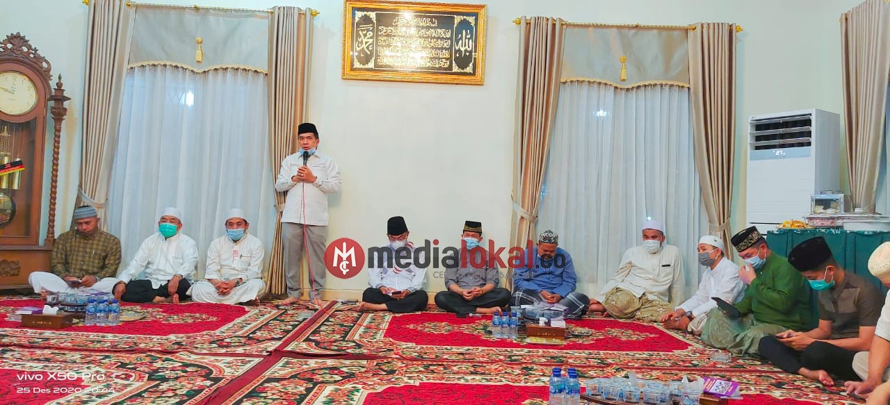 Dihadiri Bupati, Ketua DPRD Inhil Gelar Yasinan Akhir Tahun