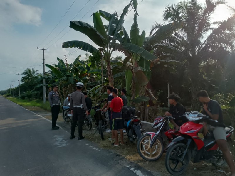 Polsek Kemuning Antisipasi Balap Liar untuk Meningkatkan Kamtibmas