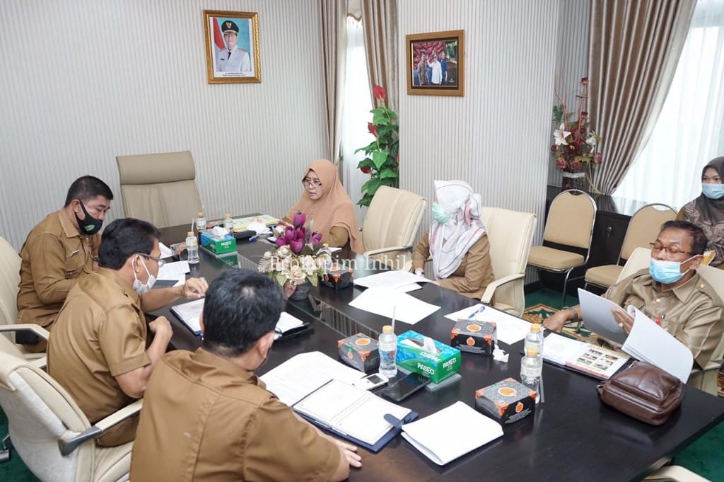 Staff Ahli Bupati Inhil Gelar Rakoor Terbatas dengan Tiga Kepala OPD