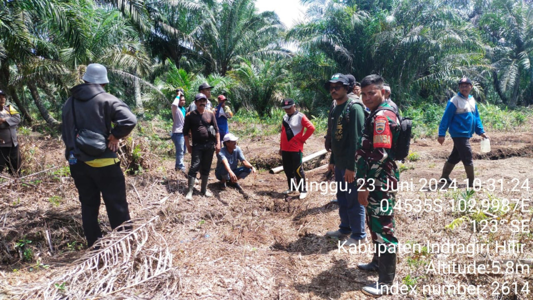 Tiga Pilar Kompak TNI, Polri dan MPA Sosialisasi Ke Warga Antisipasi Kebakaran Lahan