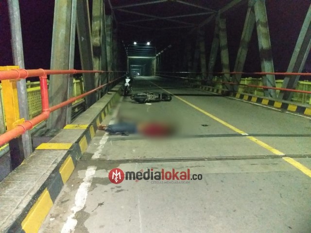 Kecelakaan Maut di Jembatan Rumbai Inhil, Satu Korban Meninggal Dunia