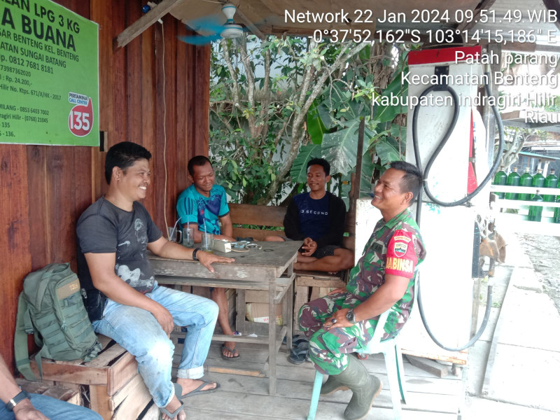 Koramil 07/Reteh Himbau Para Orang Tua Untuk Mengawasi Pemuda di Binaan