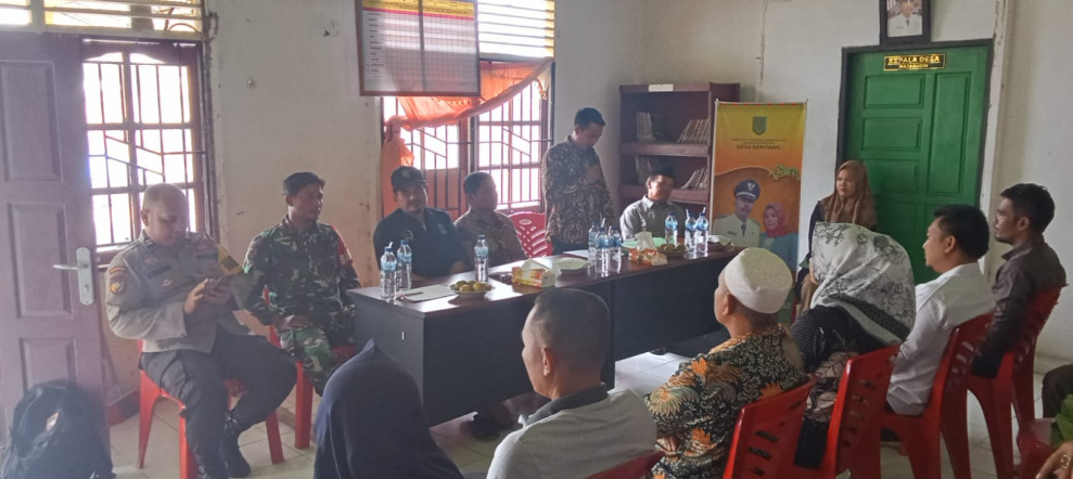 Danramil 09/Kemuning Ikuti Pencabutan Nomor Urut Pilkades