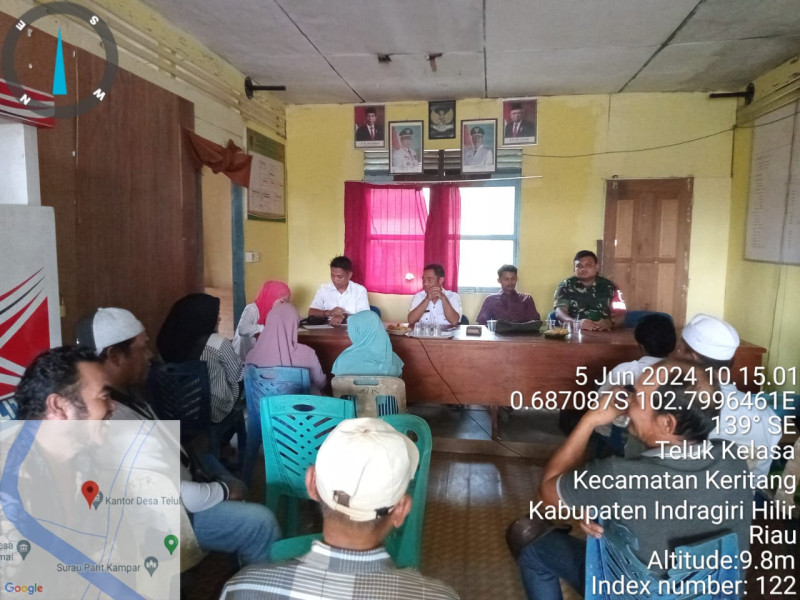 Danramil 09/Kmg Ikuti Musyawarah Terkait Persiapan Tuan Rumah MTQ